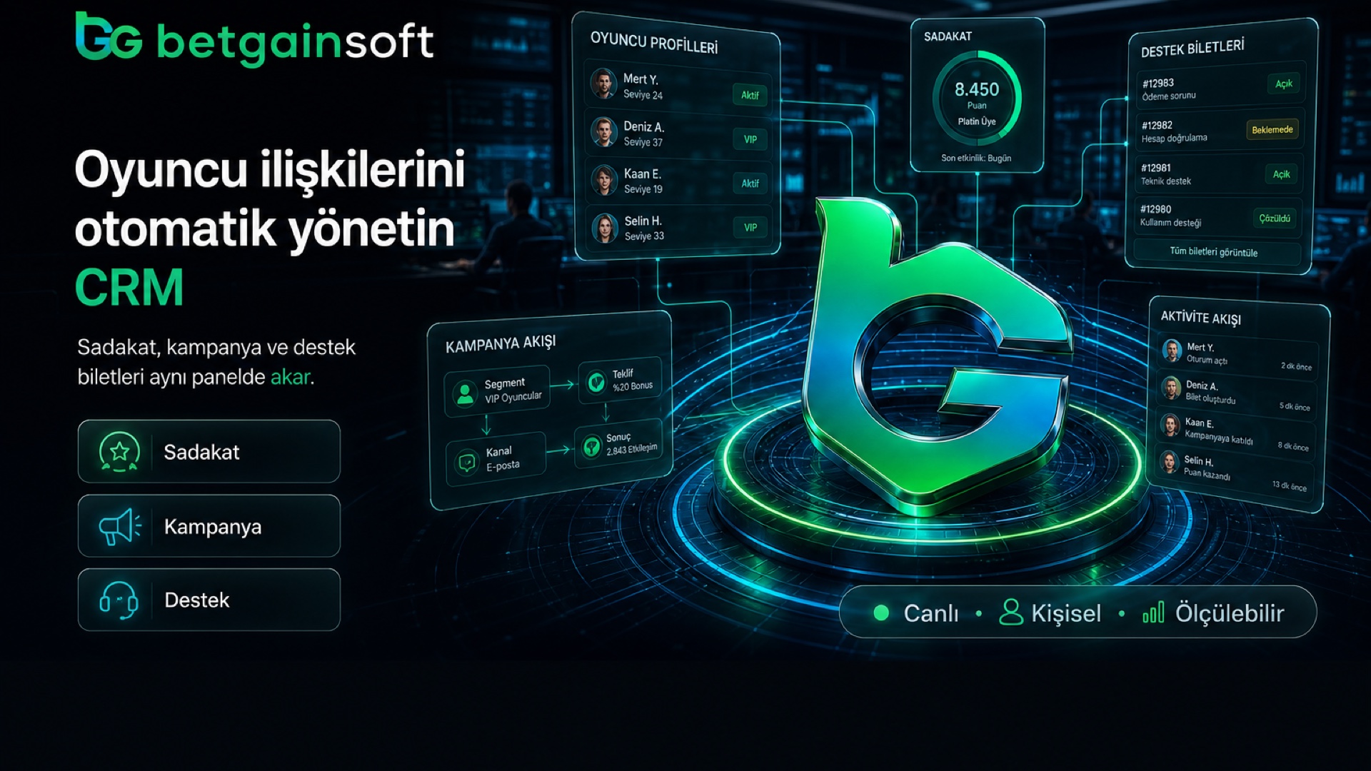 Oyuncu ilişkilerini otomatik yönetin